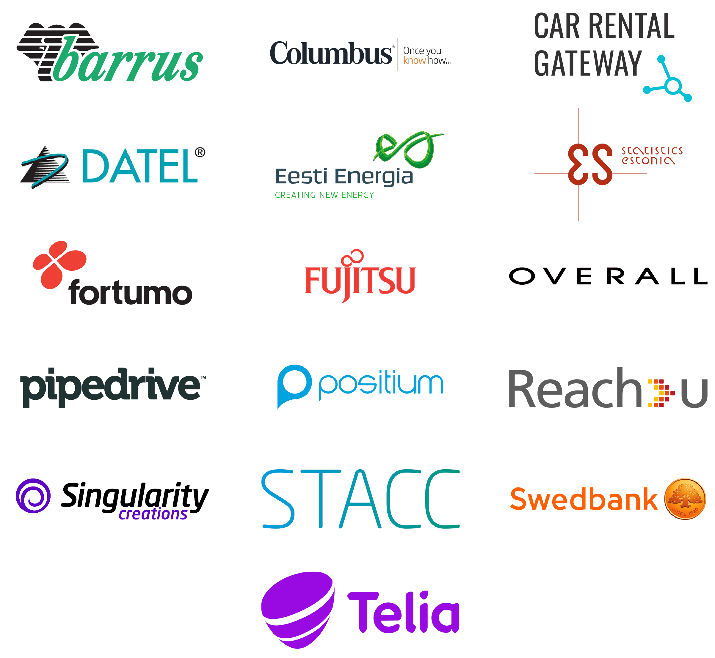 Partners that have participated in the program.