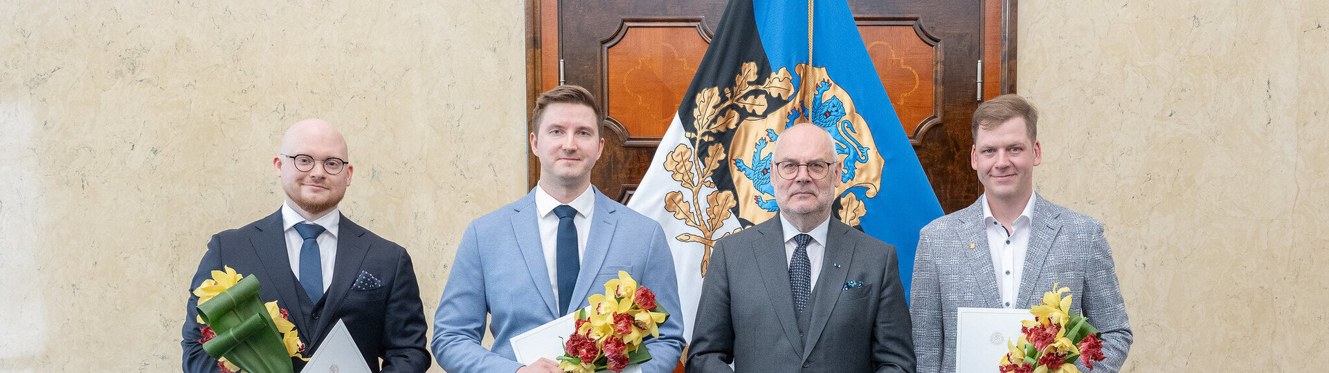 Vasakult Silver Heinsar, Janno Siim, Alar Karis ja Tanel Vahter