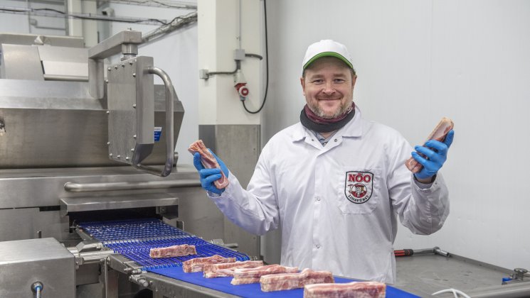 A man in the meat industry
